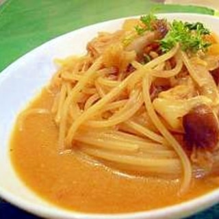 味噌がミソです。misoスープスパゲティ